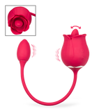 Stimulateur de clitoris langue et œuf vibrant Blooming