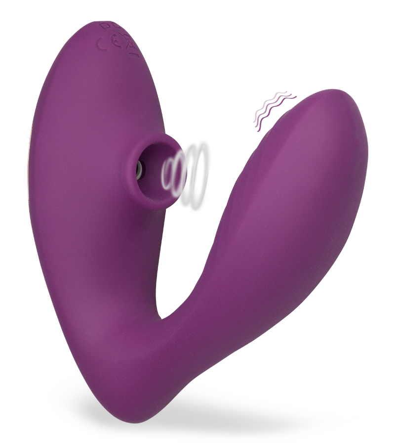 Stimulateur de clitoris sans contact et vibro Darling