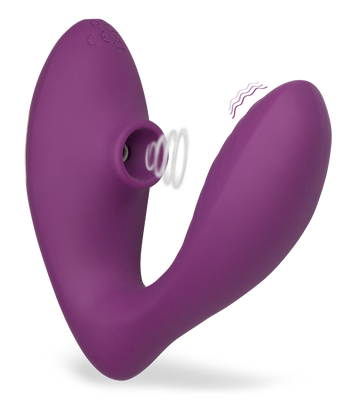 Stimulateur de clitoris sans contact et vibro Darling