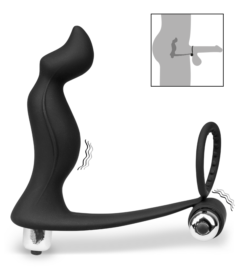 Stimulateur de prostate avec anneau vibrant Sprint