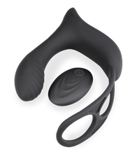 Charger l'image dans la galerie, Stimulateur de prostate vibrant avec double cockring Pro P