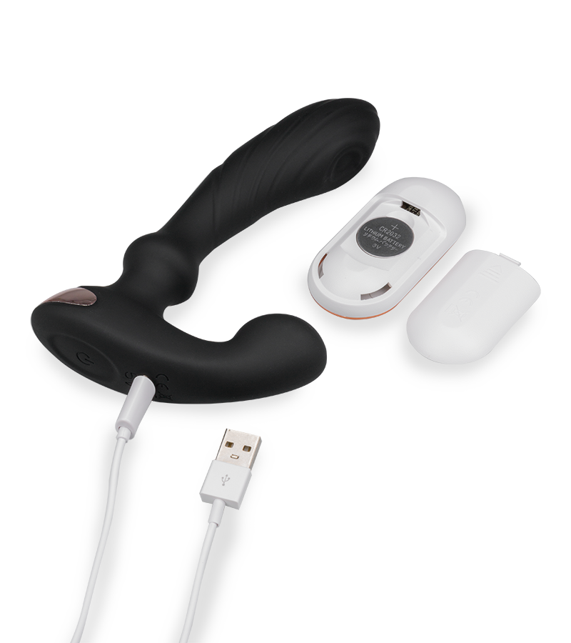 Stimulateur de prostate vibrant télécommandé 9 modes