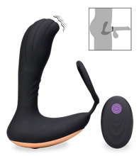 Charger l'image dans la galerie, Stimulateur prostate vibrant avec anneau cockring 7 modes