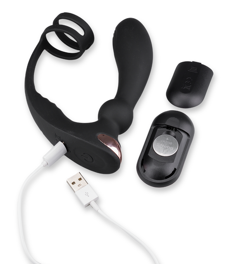 Stimulateur prostatique avec cockring Hutter