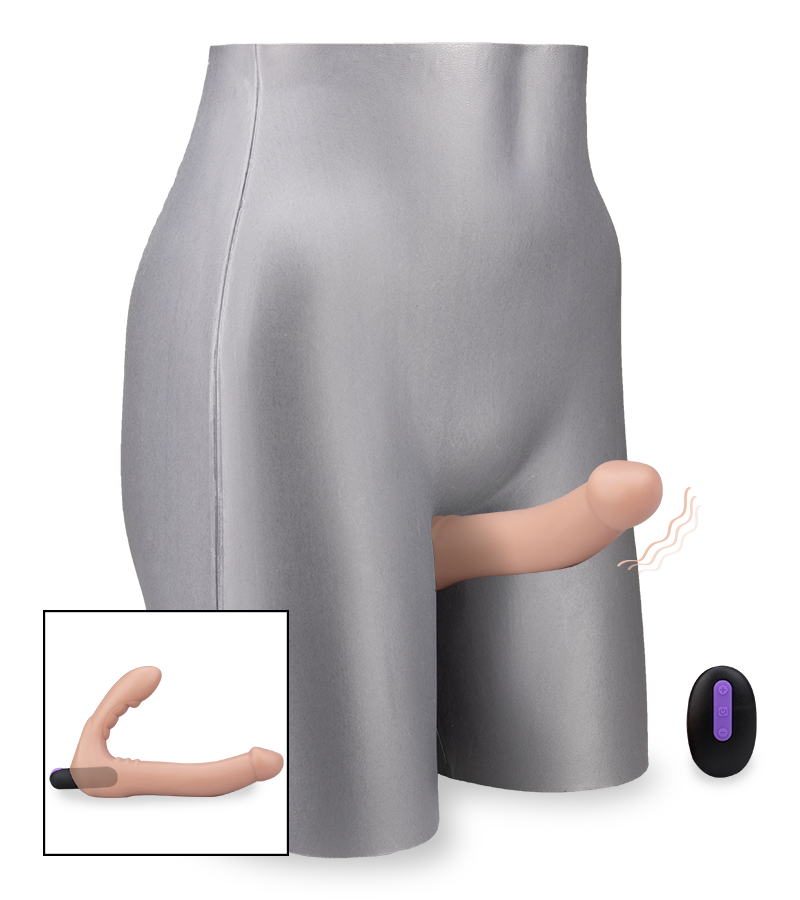 Strap on vibrant 20 modes avec télécommande