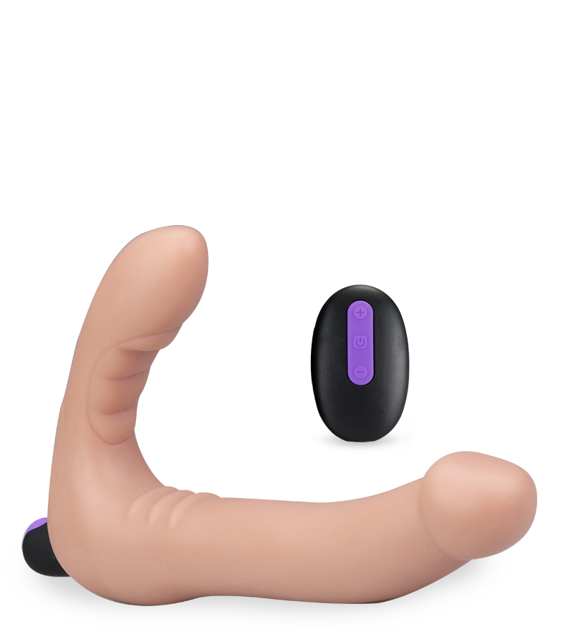 Strap on vibrant 20 modes avec télécommande