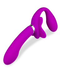 Charger l'image dans la galerie, Strapon 12 modes de vibration Butterfly