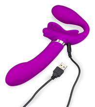 Charger l'image dans la galerie, Strapon 12 modes de vibration Butterfly