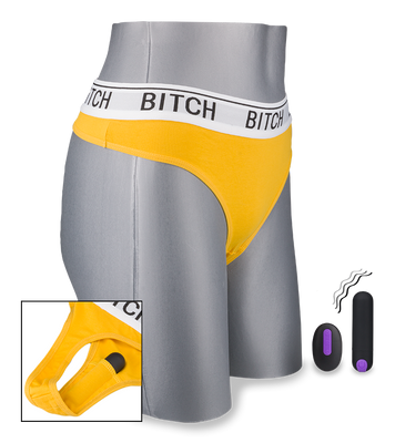 String avec stimulateur vibrant télécommandé