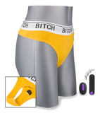 String avec stimulateur vibrant télécommandé