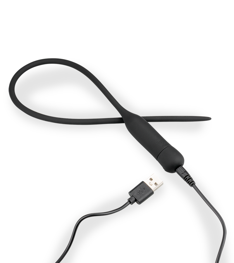 Tige d'urètre vibrante 10 modes modèle long Fizz