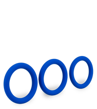 Charger l'image dans la galerie, Trio d'anneaux péniens en silicone médical Raven