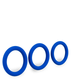 Trio d'anneaux péniens en silicone médical Raven