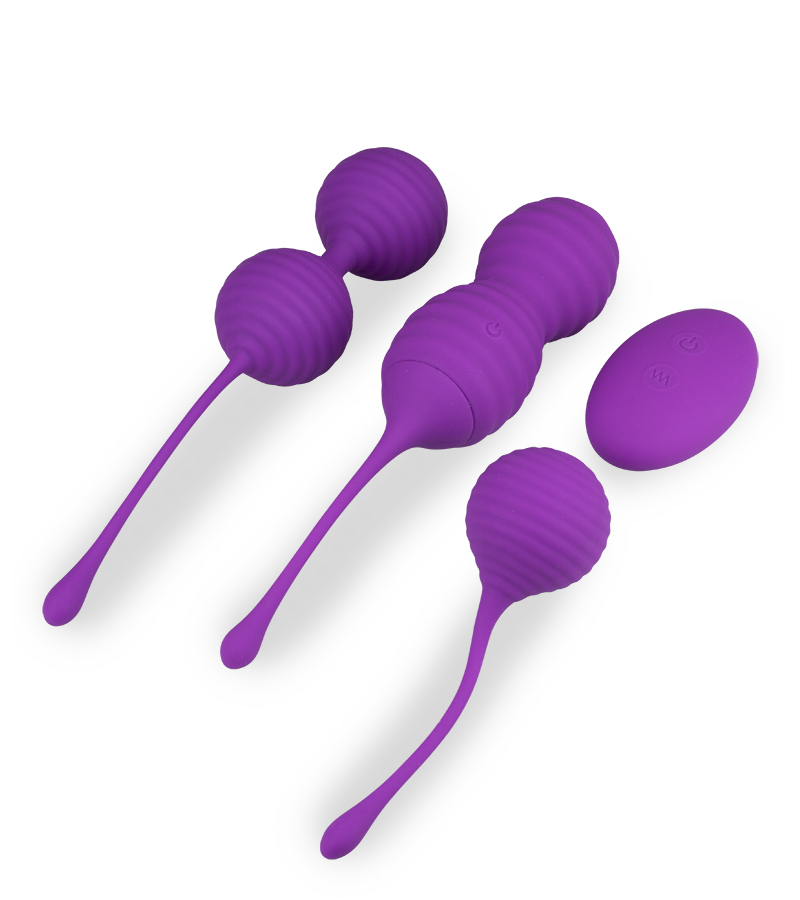 Trio de boules de geisha vibrantes Sweetheart