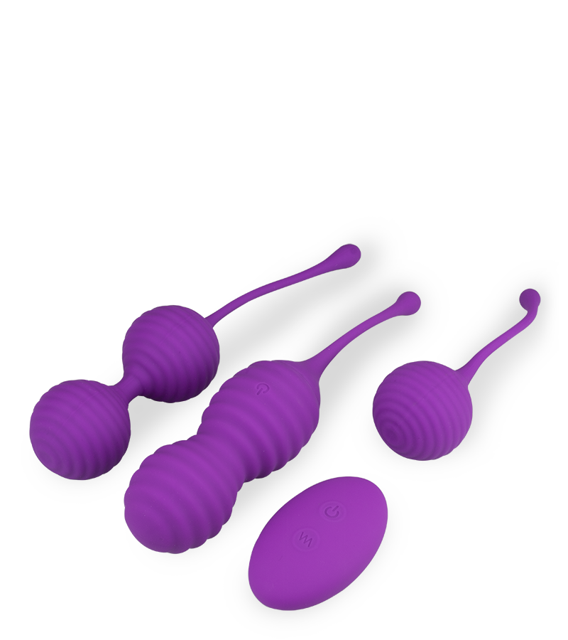 Trio de boules de geisha vibrantes Sweetheart