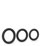 Trio de cockrings en silicone médical Zoom