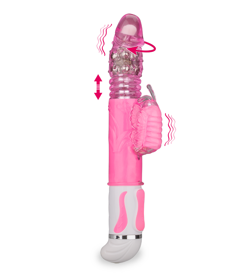 Vibro rabbit rotatif va-et-vient 12 vitesses