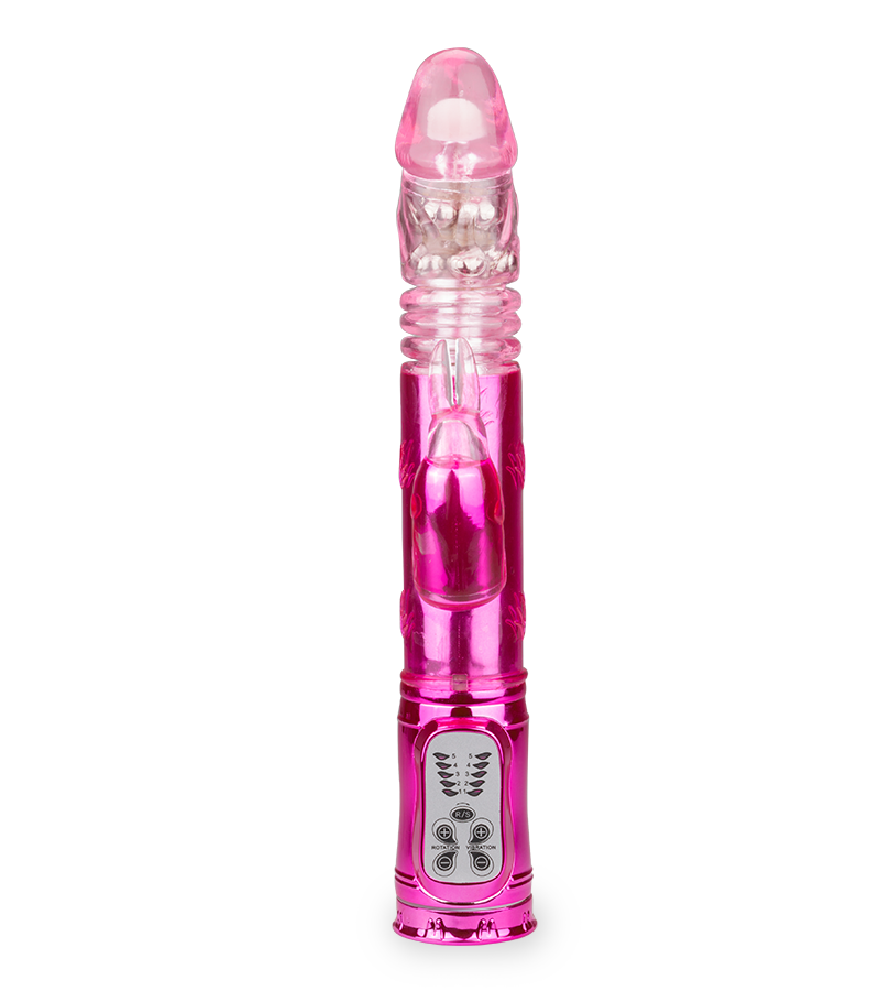 Vibro rabbit XXL Deluxe USB va-et-vient