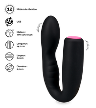 Charger l'image dans la galerie, Vibro stimulateur point G clitoris flexible