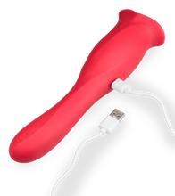 Charger l'image dans la galerie, Vibromasseur 2-en-1 avec bouche et langue vibrante Sweet Kiss