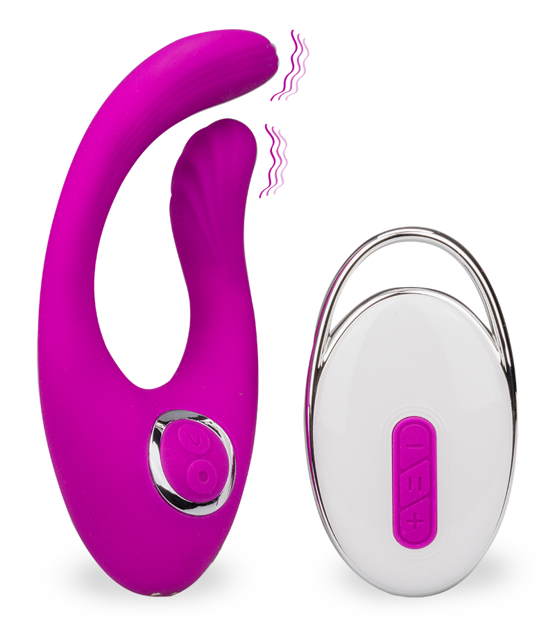 Vibromasseur clitoris courbé 12 modes USB magnetic