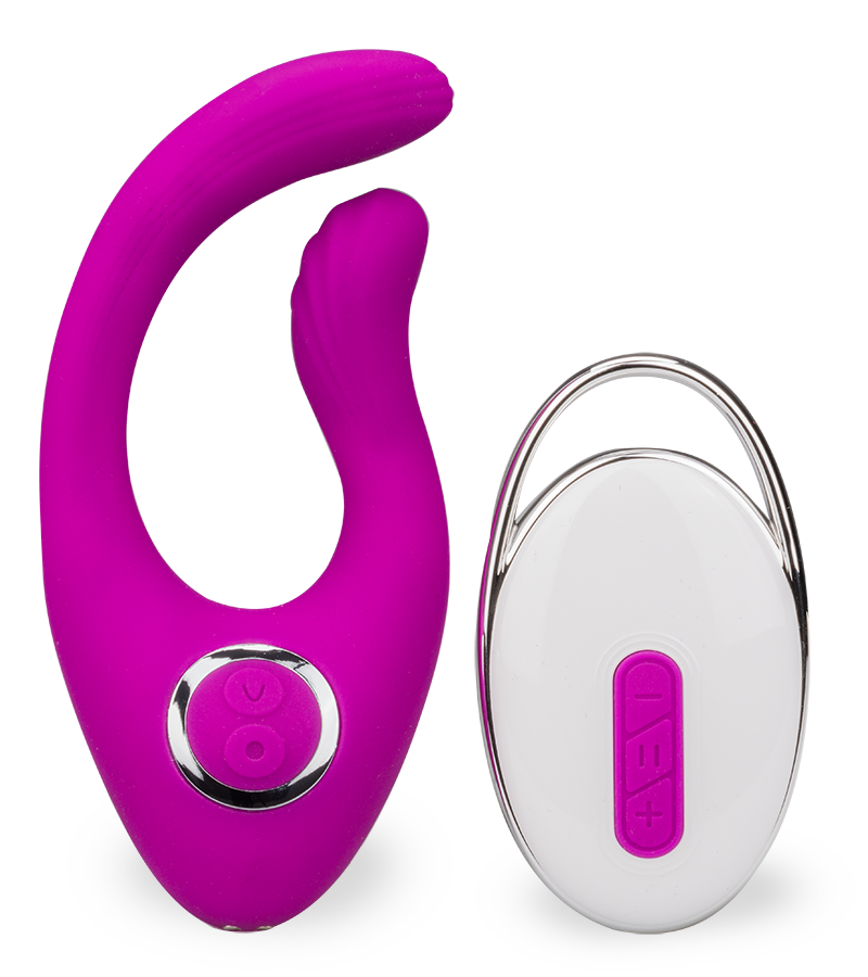 Vibromasseur clitoris courbé 12 modes USB magnetic