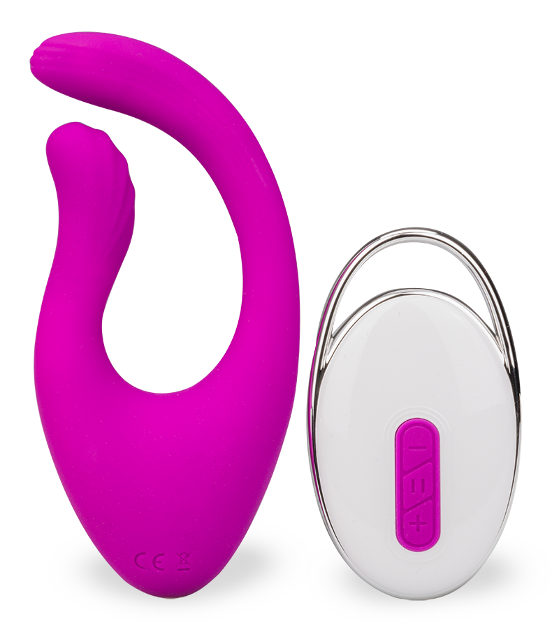 Vibromasseur clitoris courbé 12 modes USB magnetic