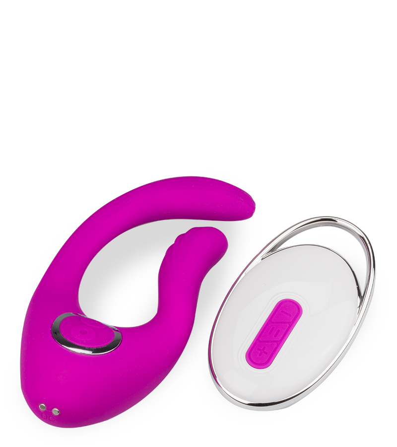 Vibromasseur clitoris courbé 12 modes USB magnetic