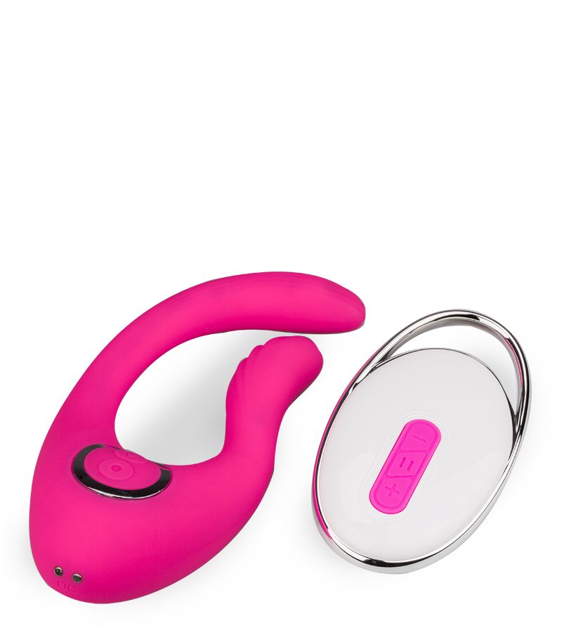 Vibromasseur clitoris courbé 12 modes USB magnetic