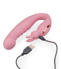 Charger l'image dans la galerie, Vibromasseur courbé point G Sweet Bunny