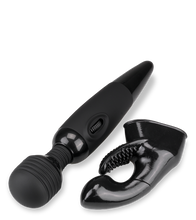 Charger l'image dans la galerie, Vibromasseur Fantasy Wand black 2 embouts
