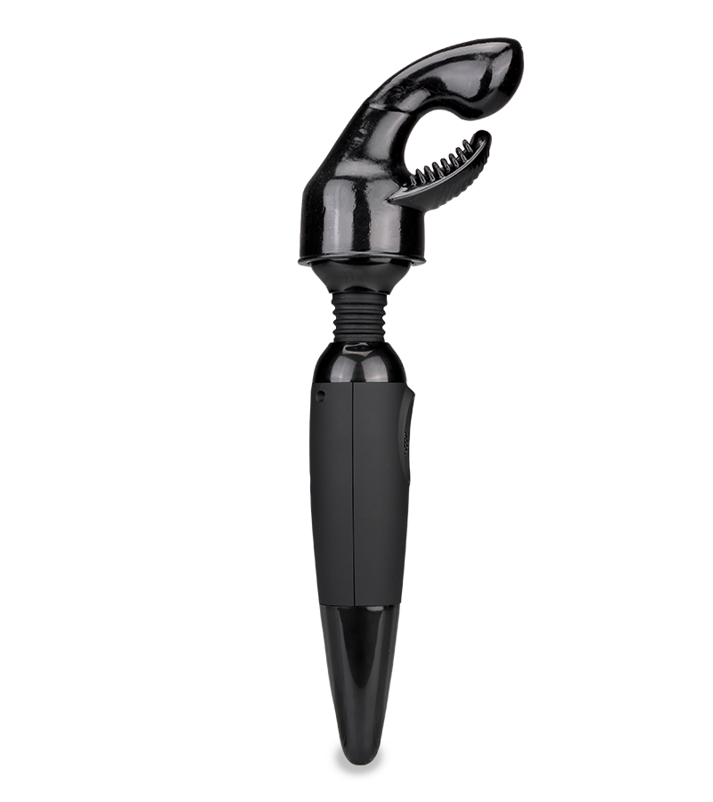 Vibromasseur Fantasy Wand black 2 embouts