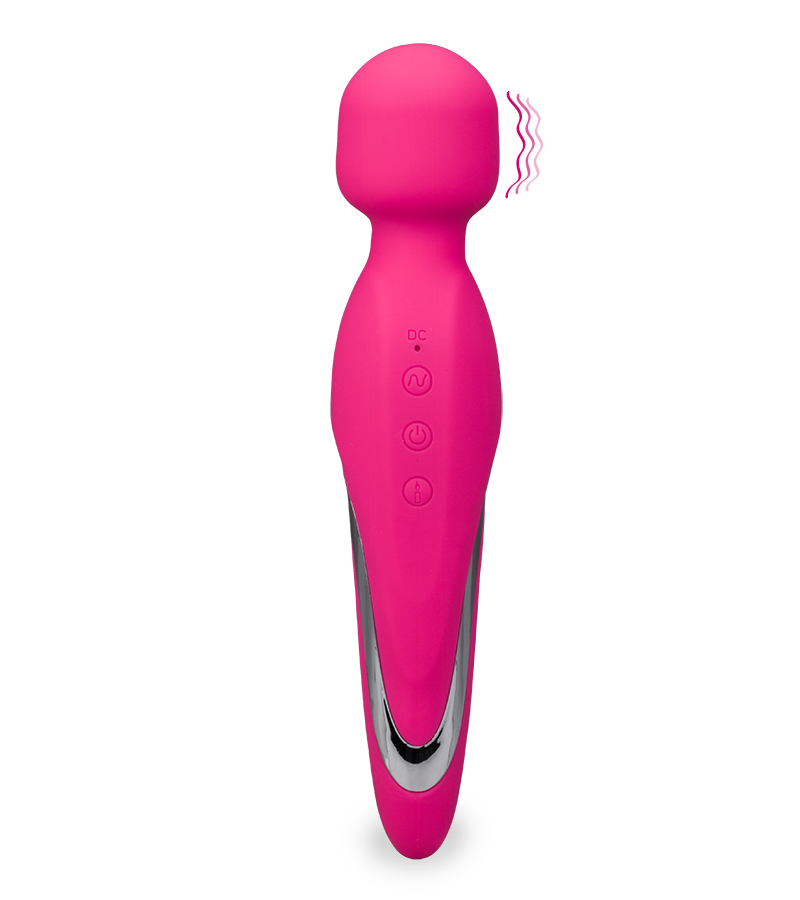 Vibromasseur fantasy wand chauffant
