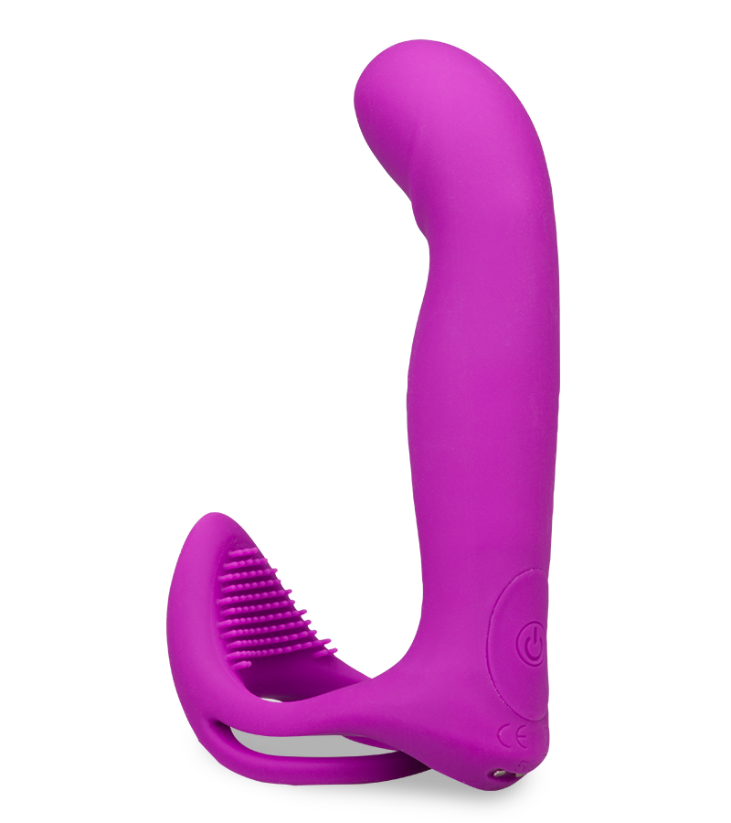 Vibromasseur multifonctions avec anneau cockring Poly