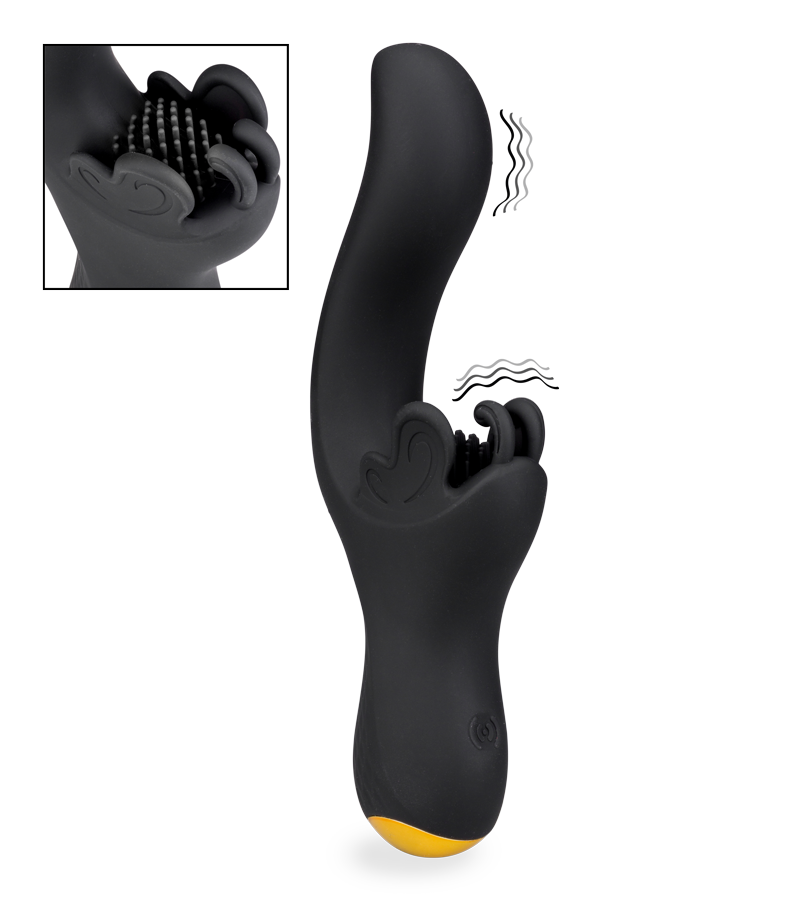 Vibromasseur point G et clitoris Eternity