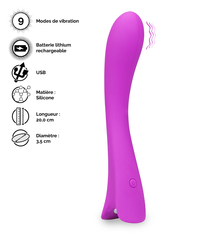 Vibromasseur point-G Topaz