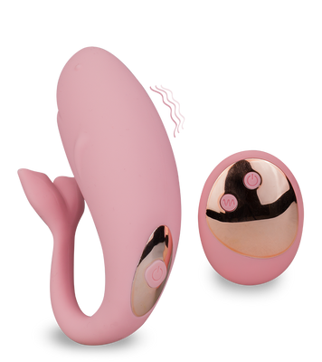 Vibromasseur pour couple télécommandé Love Whale