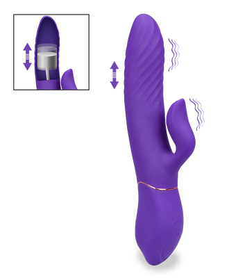 Vibromasseur rabbit Ă  pulsations Impact