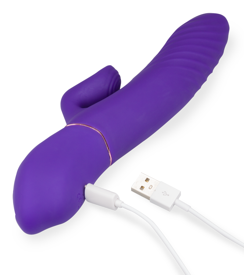 Vibromasseur rabbit à pulsations Impact