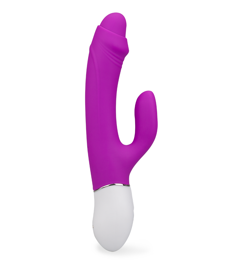 Vibromasseur rabbit avec prépuce Connie