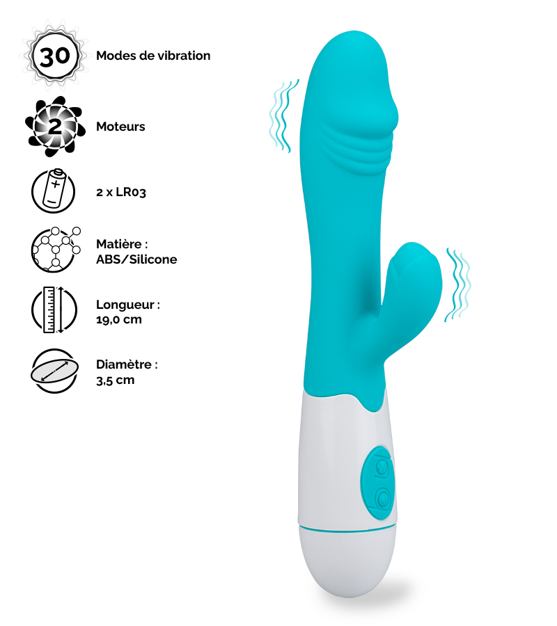 Vibromasseur rabbit Bloom