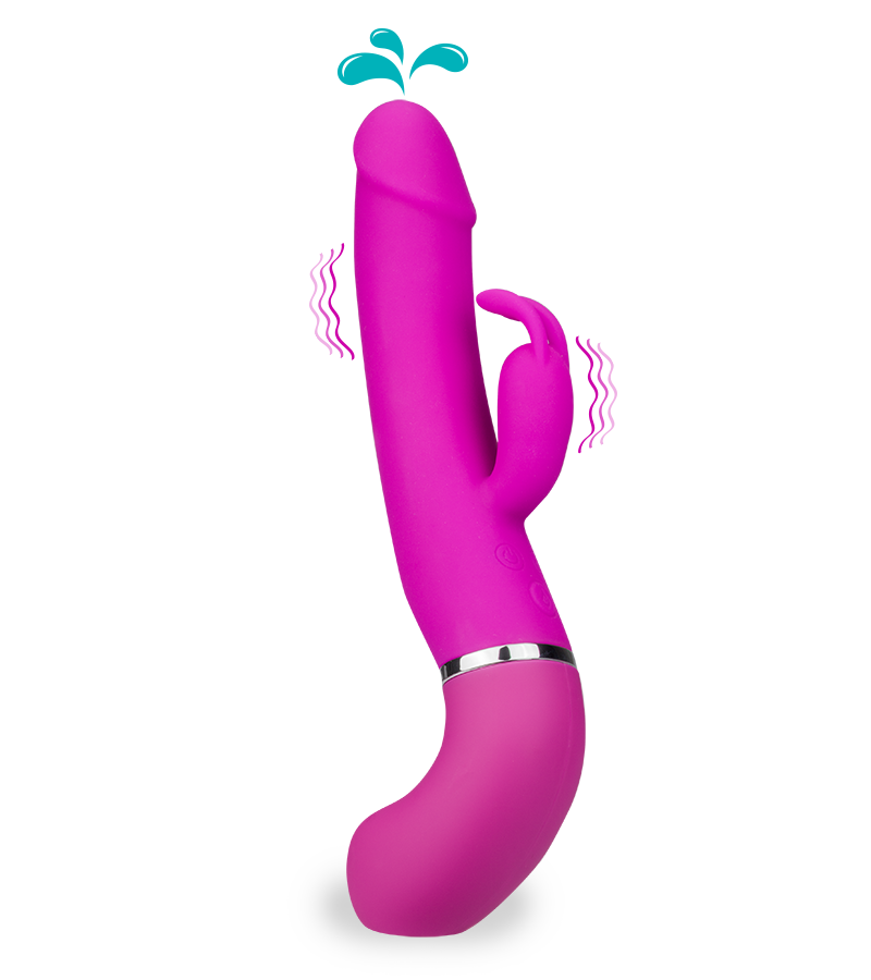 Vibromasseur rabbit gode éjaculateur Hey Jack