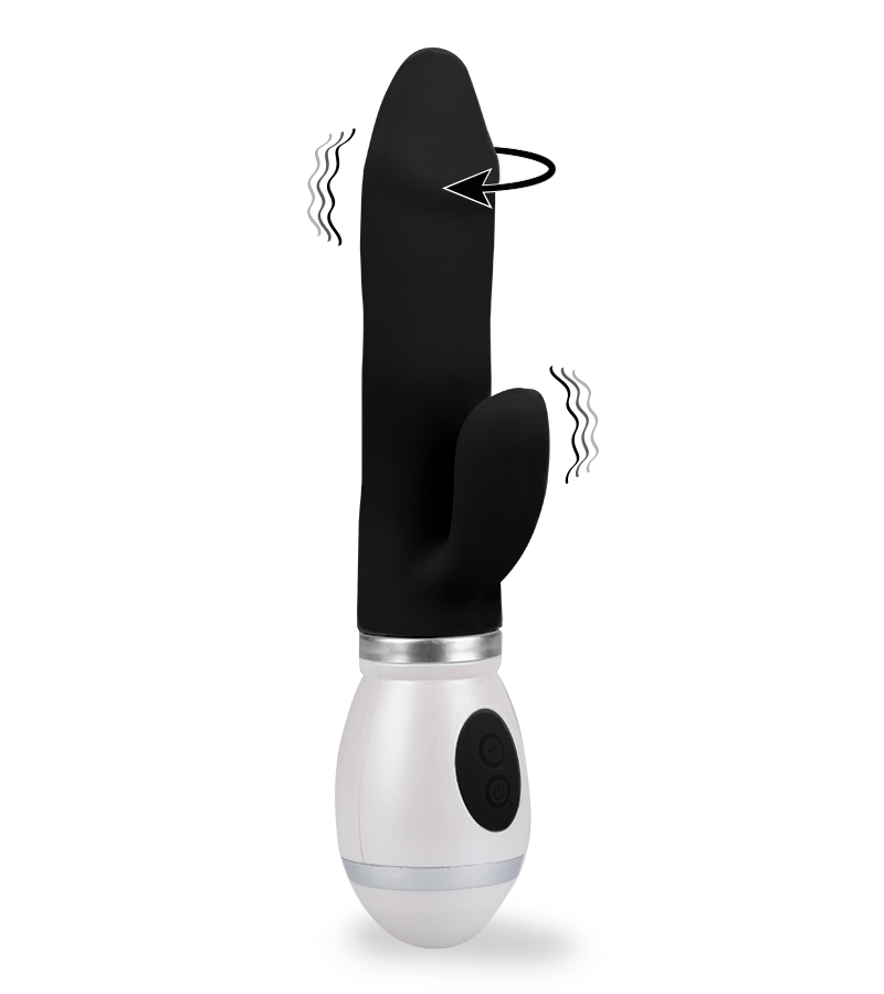 Vibromasseur rabbit rotatif Viva