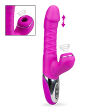Charger l'image dans la galerie, Vibromasseur rabbit va-et-vient et sans contact Amor