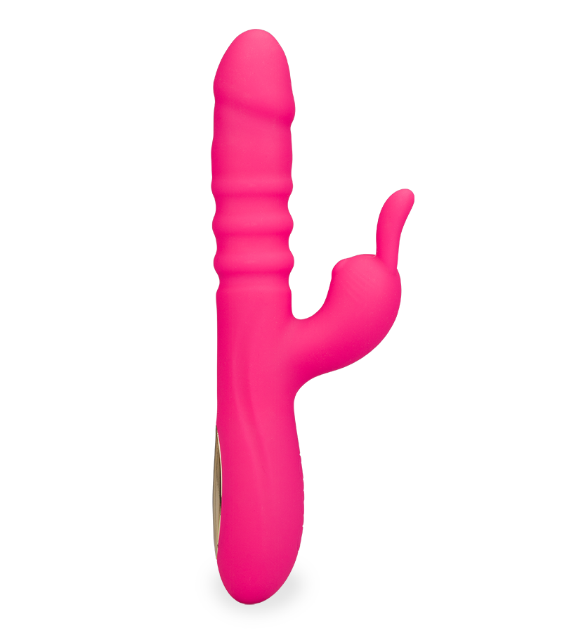 Vibromasseur rabbit va-et-vient et vibrations Love Zone