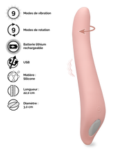 Charger l'image dans la galerie, Vibromasseur rotations et vibrations Jungle