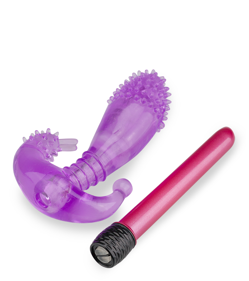 Vibromasseur triple plaisir