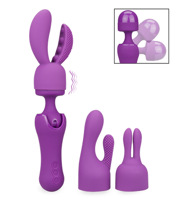 Vibromasseur wand 10 vitesses 3 embouts