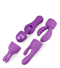 Charger l'image dans la galerie, Vibromasseur wand 10 vitesses 3 embouts