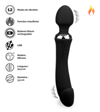 Charger l'image dans la galerie, Vibromasseur Wand 2-en-1 chauffant Treat